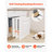 Wood Pullout Trash Can for Kitchen Cabinets, 35 QT Garbage Waste Recycling Bin, Under Mount Waste Container, Door Kit, Under Counter, Featuring Heavy-Duty Metal Soft Close Sliding System