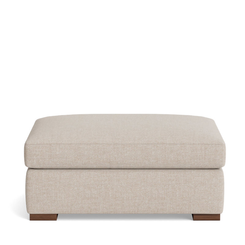 Lucca Ottoman, Performance Weave - Natural