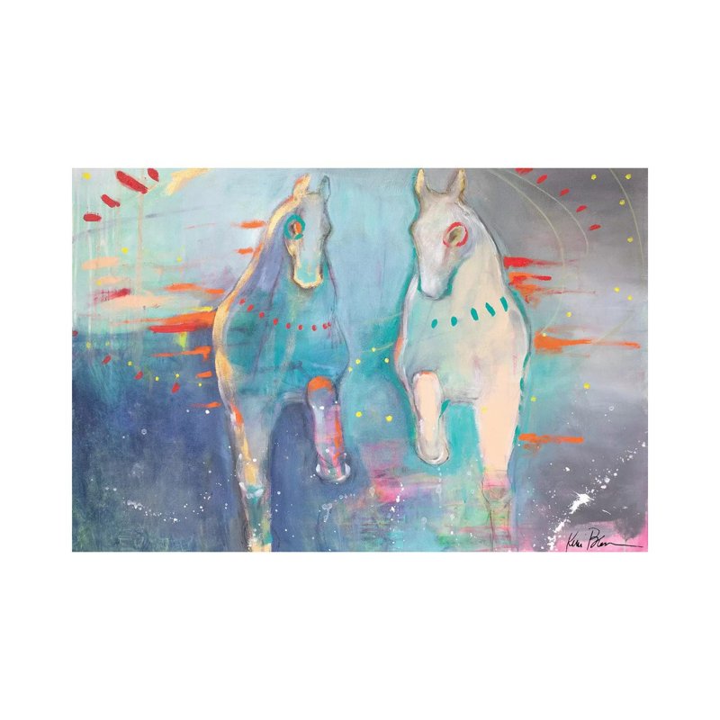 Dream Team by Kerri McCabe - Wrapped Canvas Print, 20.32cm H x 30.48cm W x 1.905cm D