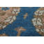 Tapis bleu Oushak All-Over fait à la main bleu 8 x 10