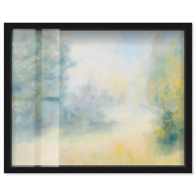 «Faded Horizon I Shadowbox Print Landscape Paintings» par Art Remedy