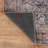 Labarbera Machine Washable Charcoal/Red Non-Slip Backing Area Rug-1377154034