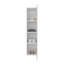 Armoire de salle de bain murale 43 pouces à une porte avec 3 tablettes de rangement, organisateur vertical pour la salle de bain, la chambre à coucher ou la salle de lavage-2004756737