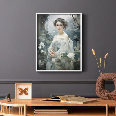 WOMEN Series dxlvii - reproduction encadrée de qualité supérieure - prête à être accrochée - aucun clou requis