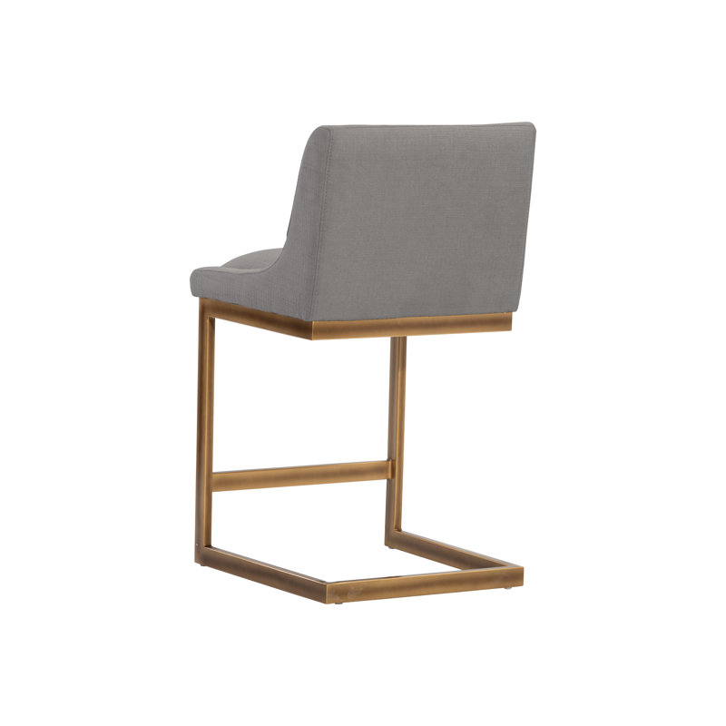 Holly Counter Stool - Abbington Burnt Orange, Light Grey, Counter Stool (26" Seat Height)