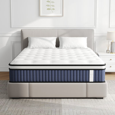12" Medium Memory Foam Hybrid Mattresses with Certipur-US Certified Pocket Spring, Pressure Relief, and Motion Isolation
