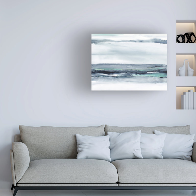 «Electric Tides I» sur toile, H 14 po x l 19 po