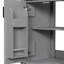 Meuble-lavabo moderne de 48 pouces avec lavabo en céramique, portes à fermeture en douceur, tiroir rabattable, tablettes de porte à double couche, solution de rangement élégante