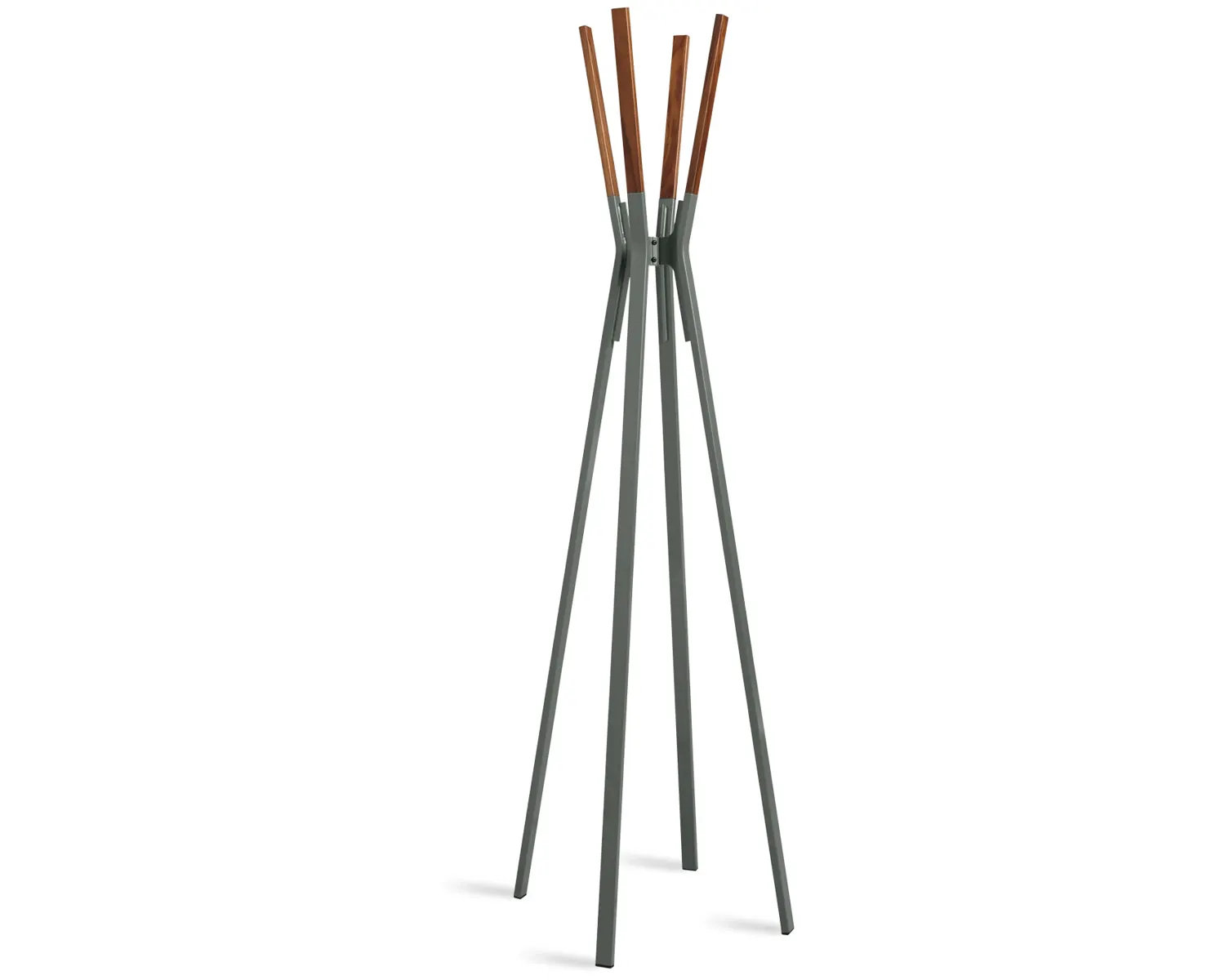 Splash Freestanding Steel Coat Rack, Slate