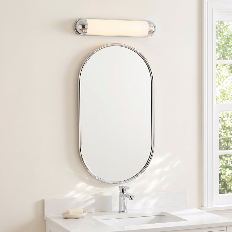 Miraval Dimmable Bath Bar, Polished Chrome