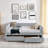Daybed With Trundle Upholstered Tufted Sofa Bed-1619607590-1619607593