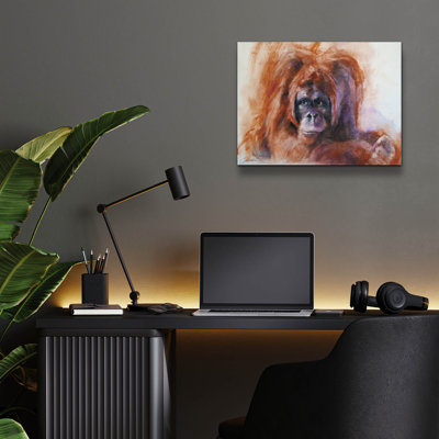 The Daydreamer Orangutan' by Robert Campbell, Acrylic Glass Wall Art