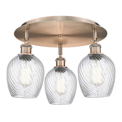 Plafonnier encastré 3 lumières 17 po Beka