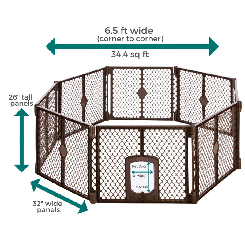 PETYARD PASSAGE 8-PANEL PET PEN