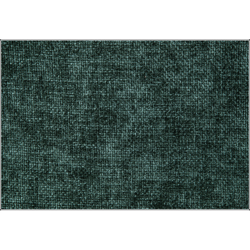 Canapé en chenille vert Ferrand