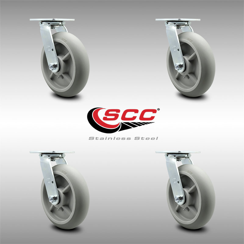 Thermoplastic Rubber Swivel Caster