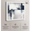 «Blue Cascades on Still White Shadowbox», art mural bleu par Art Remedy-115123258-115123263