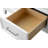 Tiosha 54" Single Bathroom Vanity In White With Engineered Stone Top