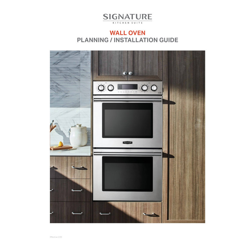 30-Inch Double Wall Oven With Steam-Combi