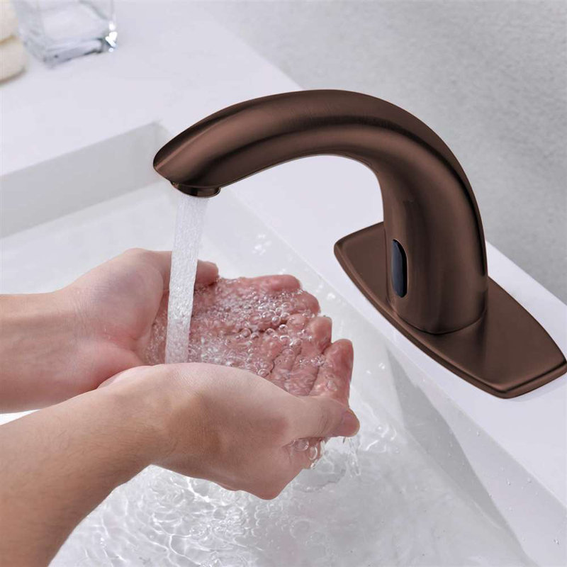Lano Oil Rubbed Bronze Commercial Touchless Faucet with Motion Sensor for Public Use