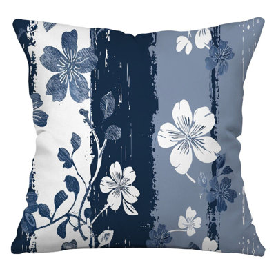 Coussin réversible Floral Nature Sketches