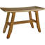 Banc de douche en bois massif Damietta-1392801587-1392801586