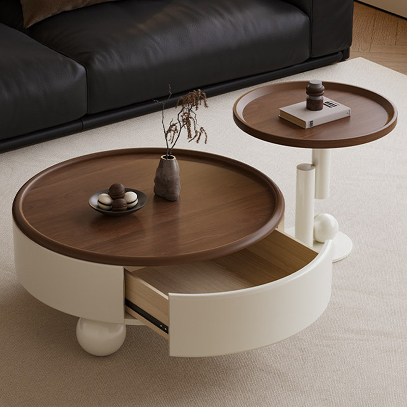 Medieval-style creative round coffee table
