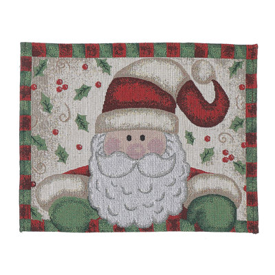 Napperon en coton Santa 18 "