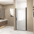 Pivot Shower Door With Aluminum Frame