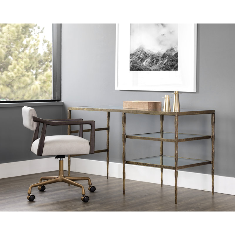 Bruna Glass Desk