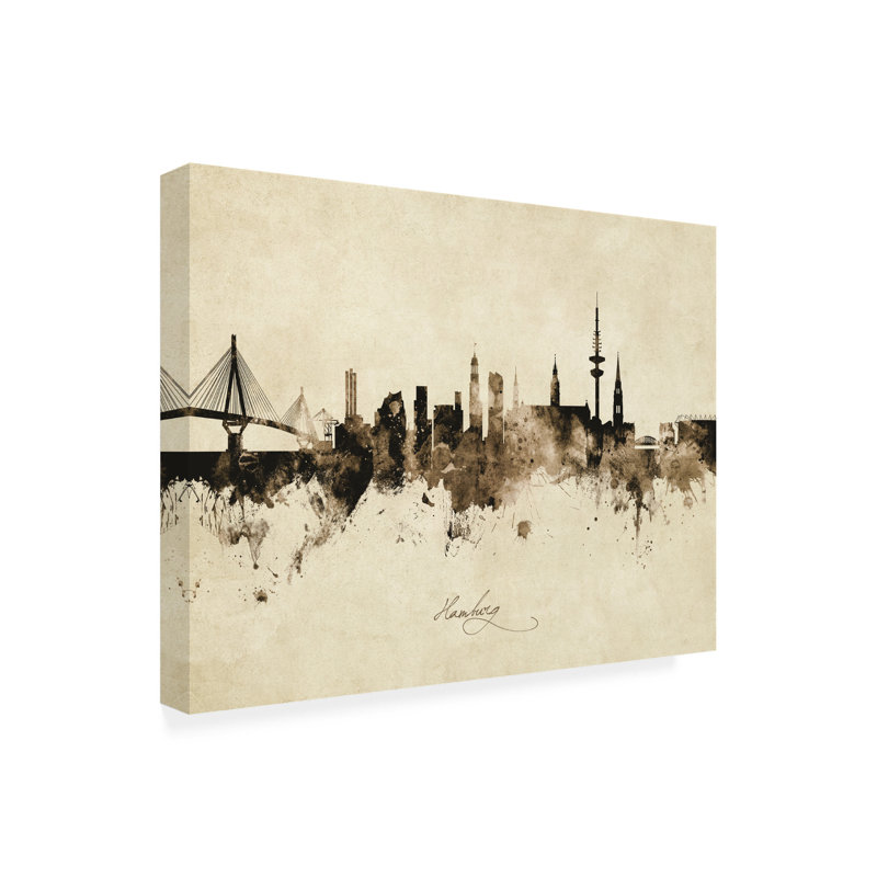 Art sur toile de Michael Tompsett, H 35 po x l 47 po x P 2 po