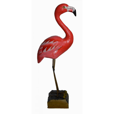 Sculpture Meserve flamant rose