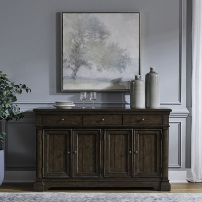 Tawona Buffet w/ Felt Lined Top Drawers & Adjustable Shelves