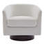 Upholstered Swivel Armchair-398326177