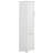Tall Bathroom Storage Cabinet With Adjustable Shelf And Two Different Size Drawers, MDF Board With Painted Finish, White-563871857
