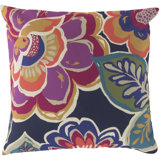 Fabulously Floral Floral Throw Pillow