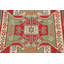 Tapis vert et rouge Kazak