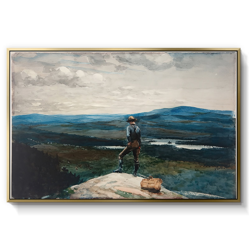 Northeaster, 1895 - Winslow Homer, toile tendue avec châssis, 26 x 40, Natural