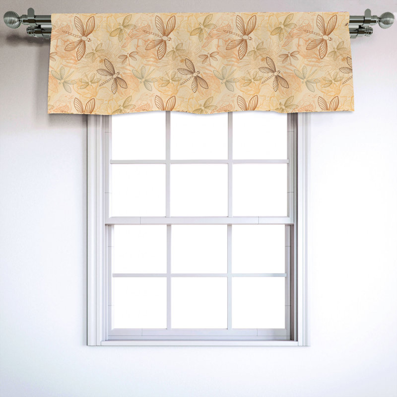 Sateen Ruffled Window Valance