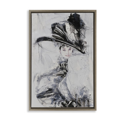 Cadre flottant abstrait et sophistiqué Audrey, design par Lucille Lee