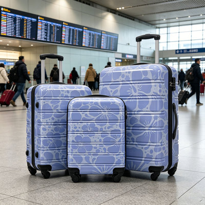 Valise à roulettes 3 pièces Hardshell avec valise TSA