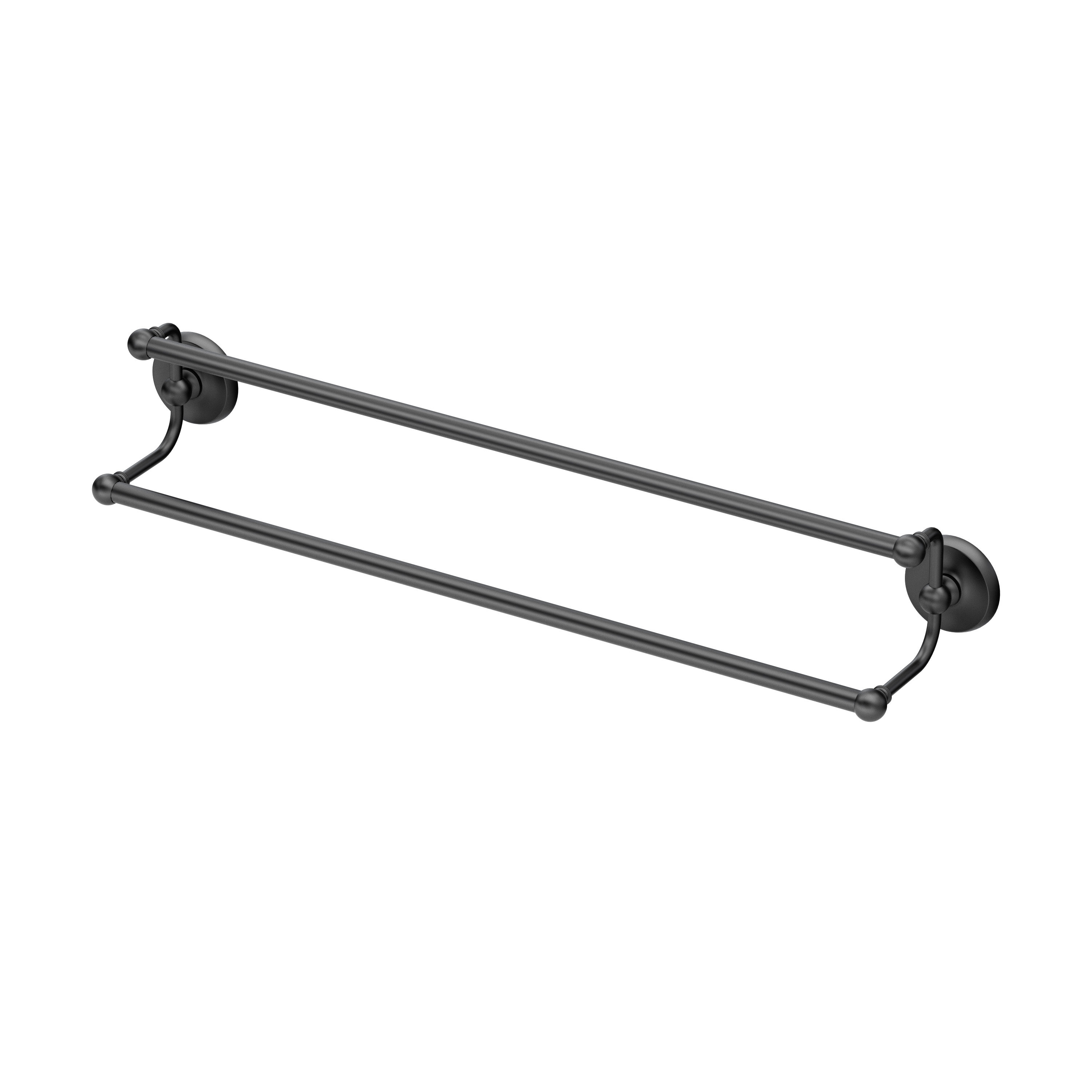 Gatco Designer II 24 in. Towel Bar in Matte Black 5070MX