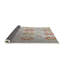 Tapis orange à motif/jaune/gris Zussen-1944448073