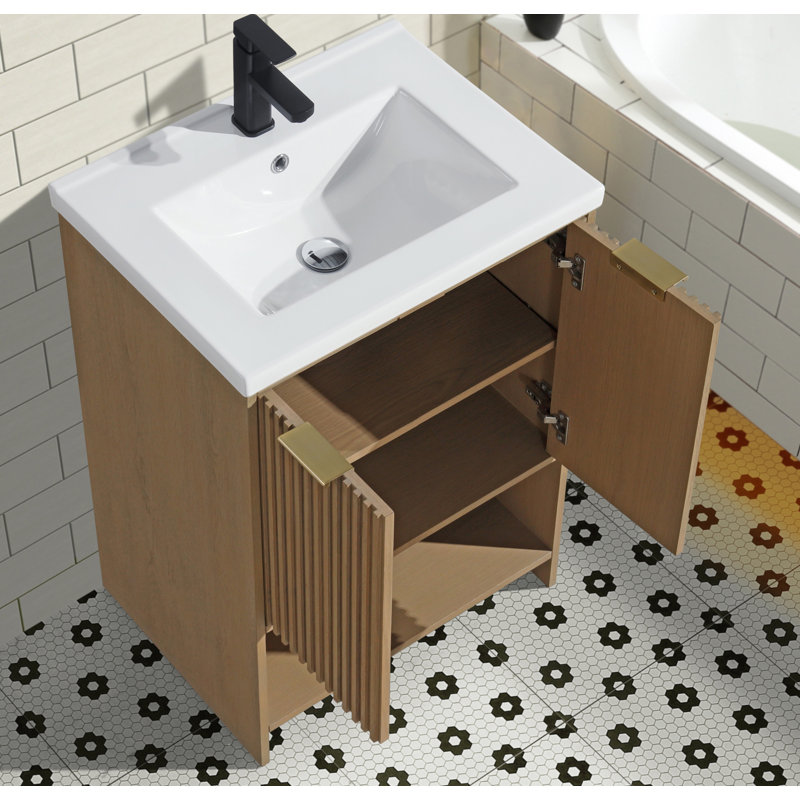 Meuble-lavabo autoportant 24 po Alyshia