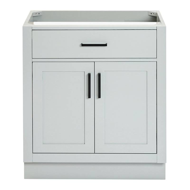 Base de meuble-lavabo simple 30 po Osoria, Gris