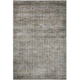 Machine Woven Polyester Area Rug in Gray