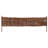 16'' H x 47'' W Brown Wood Lawn Edging