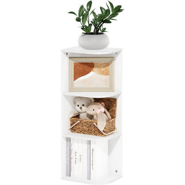 Millwood Pines Aleksis Corner Storage Bookcase