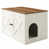 Brun miel / blanc rustique est en rupture de stock