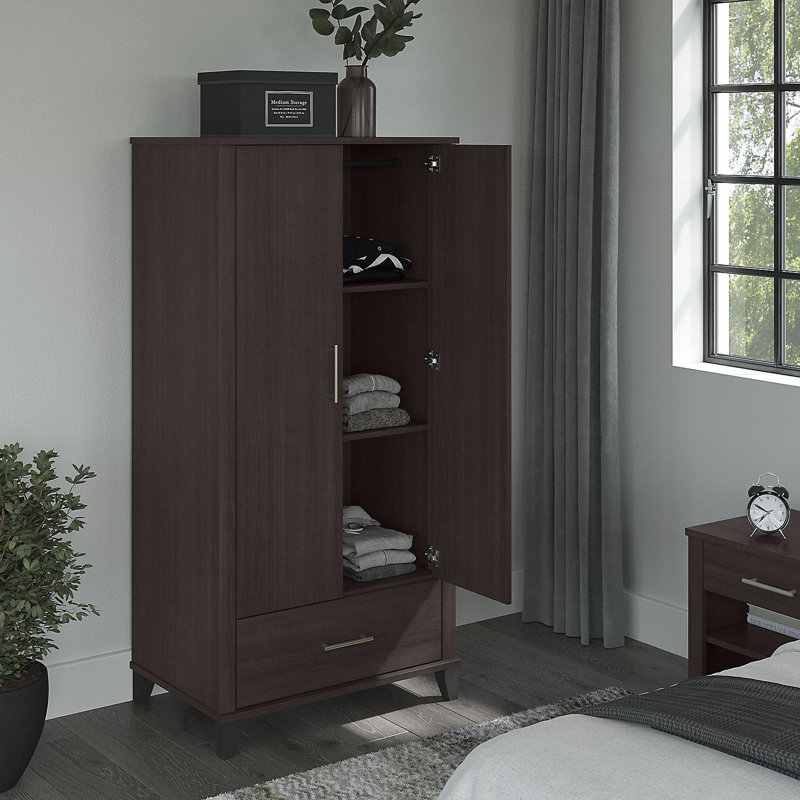 Grande armoire Katia Run® Somerset, Gris tempête
